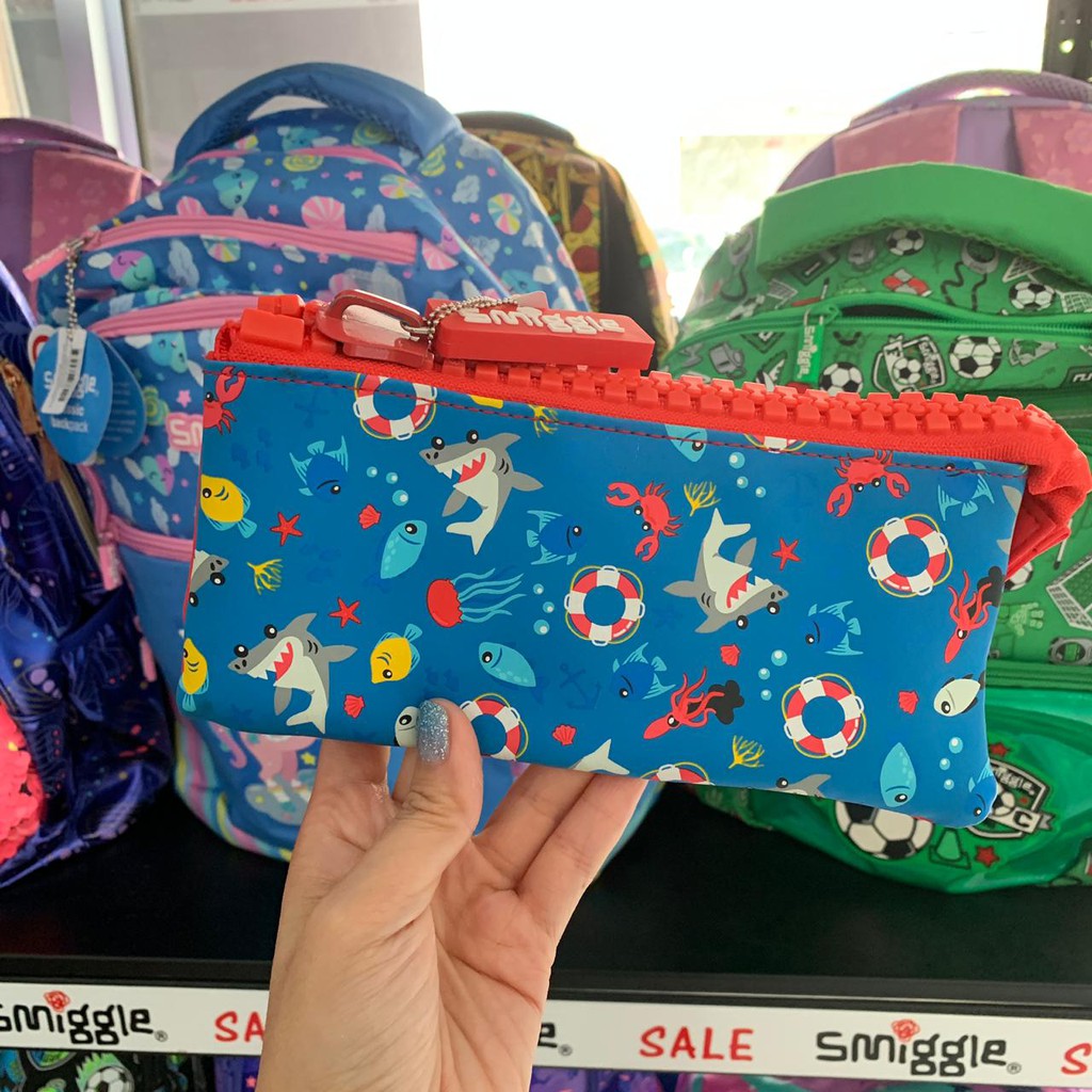 

Smiggle Shark 2 Zip Pencil Case