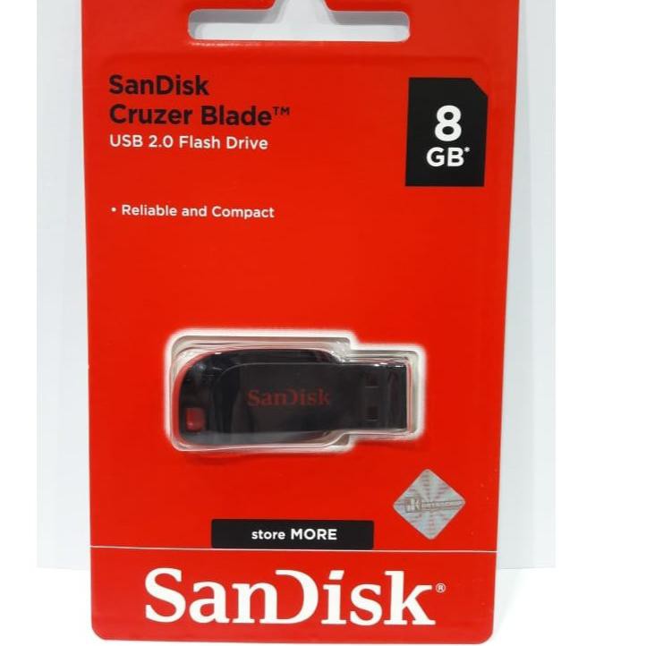➸ Sandisk Flashdisk 8GB - Sandisk Flash disk 8 GB - Sandisk USB drive 8GB USB 2.0 Original resmi ✪