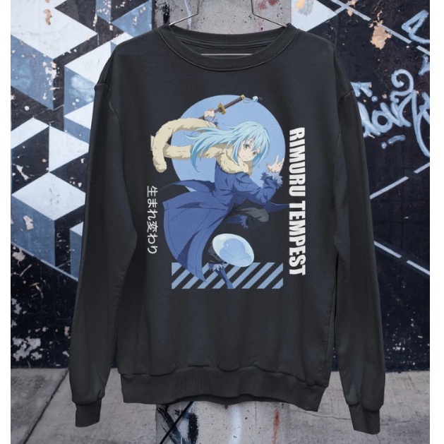 Crewneck Rimuru Ultimate Anime Manga Tensei Shitara Slime Datta Ken Premium Unisex