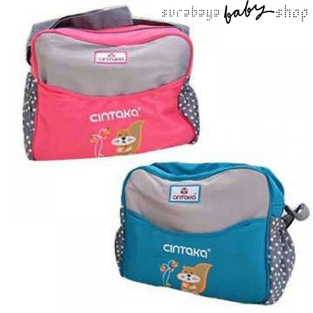 TAS BAYI KECIL SAKU BORDIR POLKADOT CINTAKA TCT1651