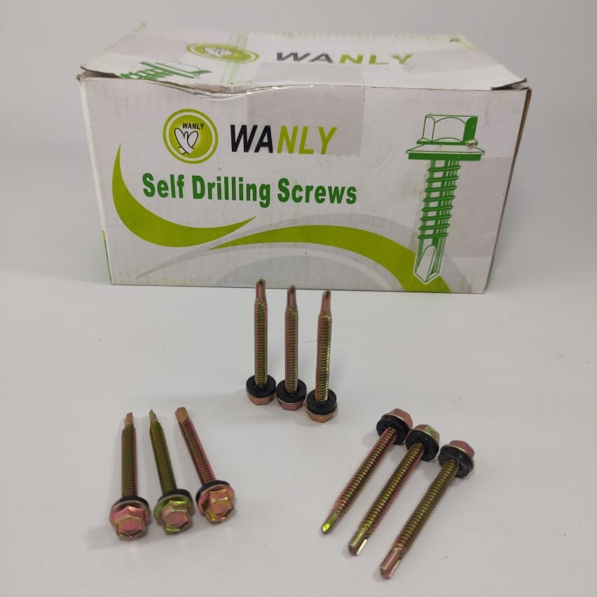 Baut Roofing, Baut Ruping 12 x 50 , Self Drilling Screw