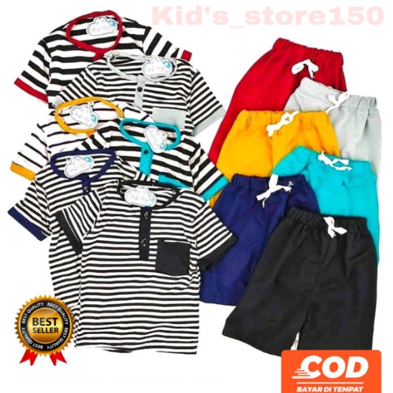SET KIANO SALUR ANAK 6-10 TAHUN / SETELAN BAJU ANAK LAKI-LAKI