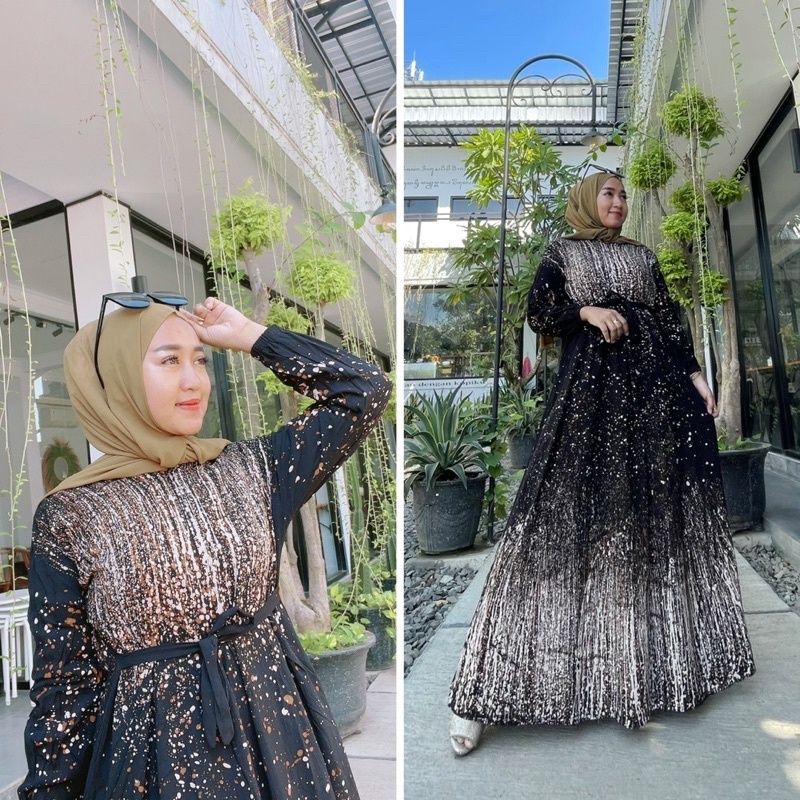 (BISA COD) GAMIS TWILL RAYON TERBARU 2022 ASLI PEKALONGAN/GAMIS TWILL POLOS ARABIAN/GAMIS MALAMAN/GAMIS BATIK