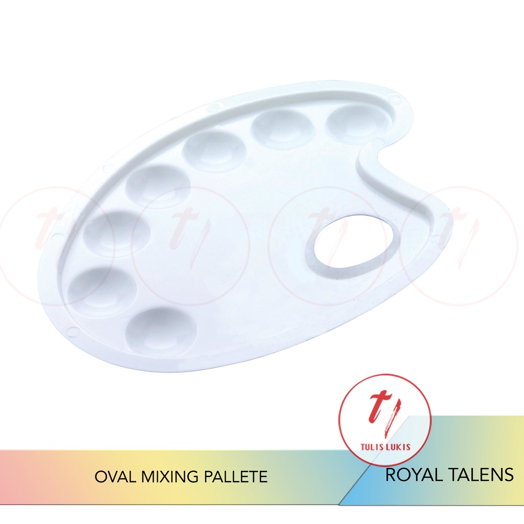 

Palet Lukis Oval Mixing Dish Royal Talens