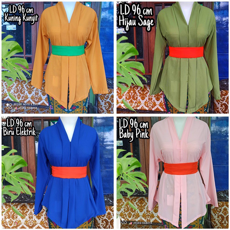 Jual Kebaya Bali Wanita Bali Mosecrepe Wisuda Melar Kebaya Modern Kondangan Murah Kartini