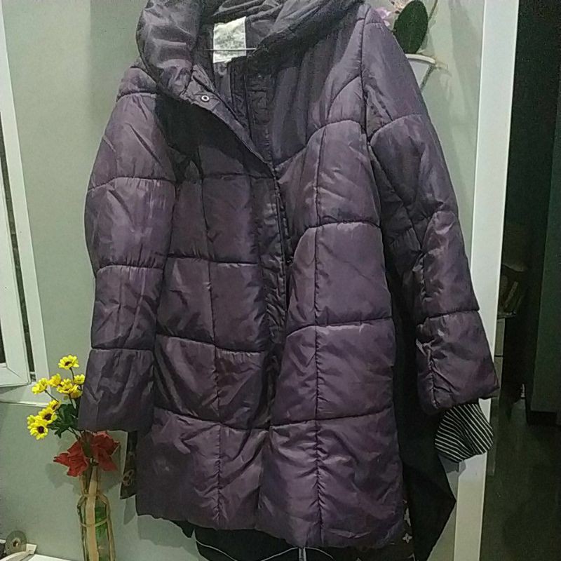 Jaket Tebal ungu murah preloved