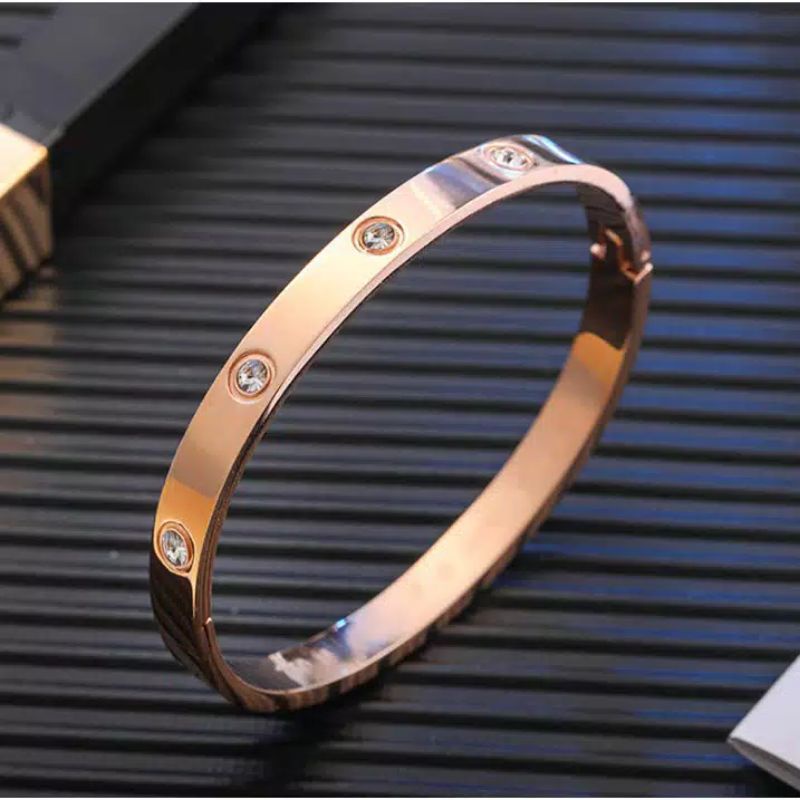 Bundara.id Acc-035 Aksesoris Titanium gelang Fashion bangle