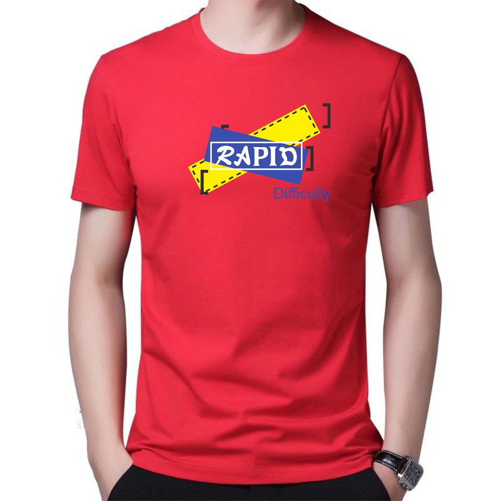 BS/COD/BAJU KAOS TANGAN PENDEK RAPID PRIA REALPICTURE