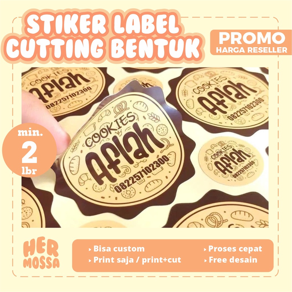 

CETAK STIKER LABEL CUTTING BULAT/BENTUK | STIKER OLSHOP | Thank You Stiker Custom Desain Suka-Suka