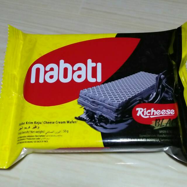 Richeese nabati black net wt. 50gr