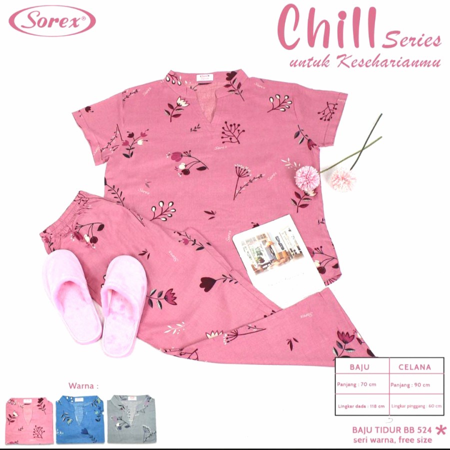 Setelan Home Dress Baju Rumah Sorex Baju TIdur Nyaman Berkualitas non Busui