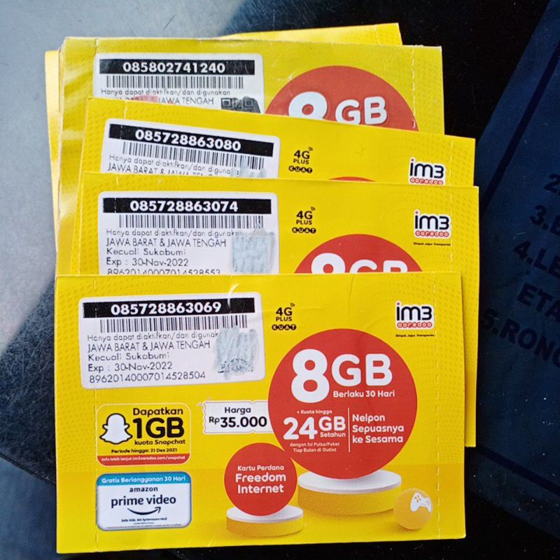 sp Indosat 8gb