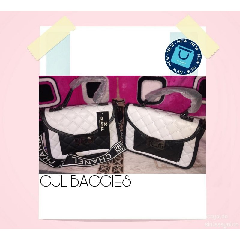 [GUL BAGGIES] Tas Chanel Hitam Putih