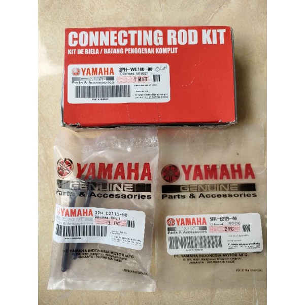 kode (2PH)STANG SEHER payung klep sil klep komplit Yamaha Assy MIO M3 125 Mio soul GT 125 Fi