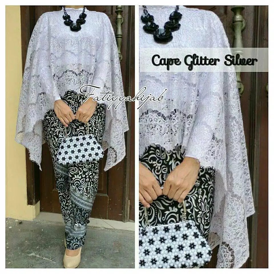 1SET CAPE BRUKAT DAN ROK LILIT MEWAH GLITTER/CAPE KEBAYA MODERN/BATIK COUPLE/BAJU WISUDA LAMARAN RUMAH KEBAYA BANDUNG RUMAH SONGKET BANDUNG