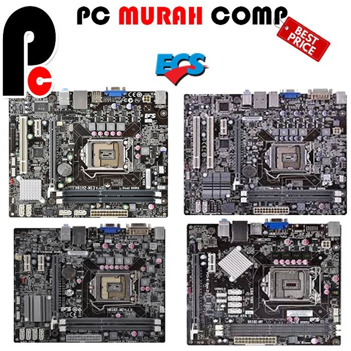 Mainboard Intel LGA 1155 H61 Dengan Processor i5 2320 dan FAN