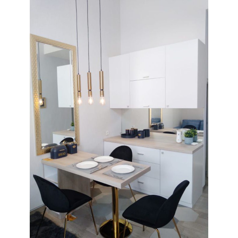 kitchen set HPL minimalis custom furniture interior design