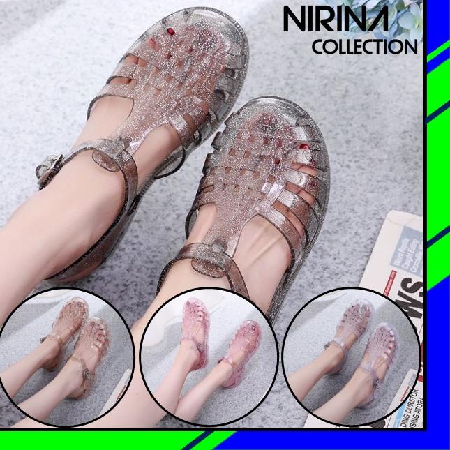 SRY.427107– Meisha Jelly tranparant blink/ meisha jelly shoes dewasa/ sandal jelly wanita / Sandal K