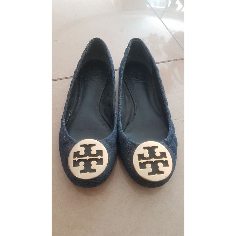 (Preloved) Tory Burch Quinn Ballet Flats/ Sepatu Tory Burch