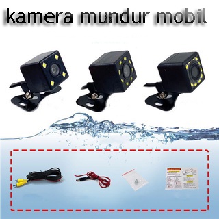 (Stok, Dikirim Dari Jakarta) Kamera Mundur 12LED Tempat Parkir Universal Kamera Mundur dengan Kamera Belakang Mobil LEDKamera mundur mobil 8LED universal 4LED Car Rearview Camera Nightvision Kamera mundur parkir Mobil Camera ccd universal Led