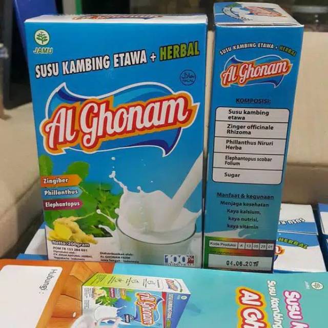 

AL GHONAM ORIGINAL Susu Kambing Etawa Plus Herbal (Susu Kambing Ettawa AlGhonam