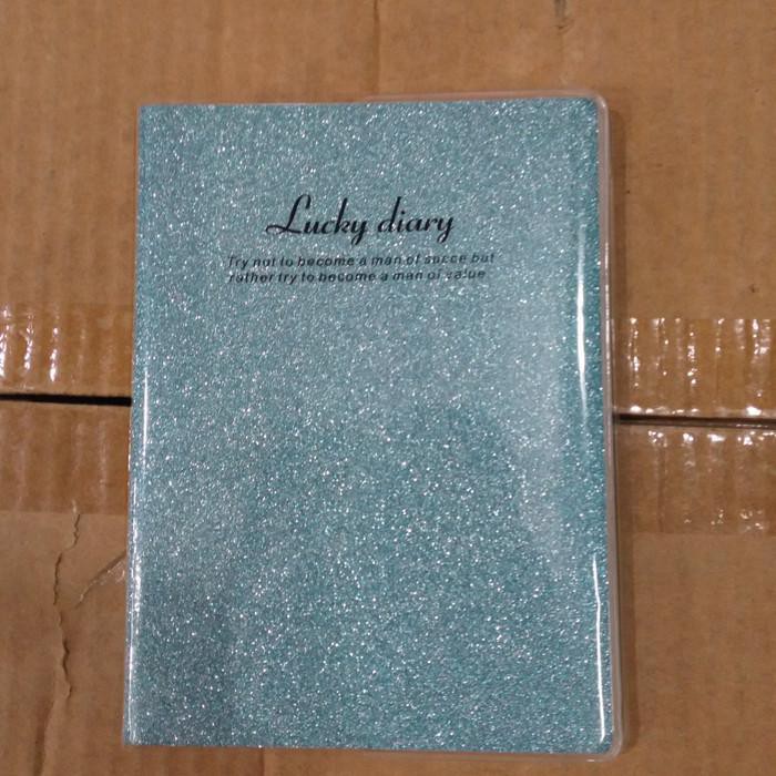 

Note Book Glitter A6 Lucky Diary