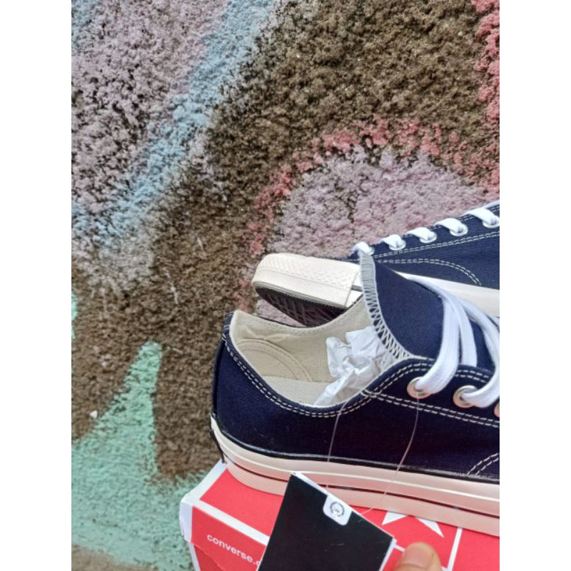 CONVERSE CT 70's LOW NAVY GLOSSY (KINCLONG) IMPORT MADE IN VIETNAM