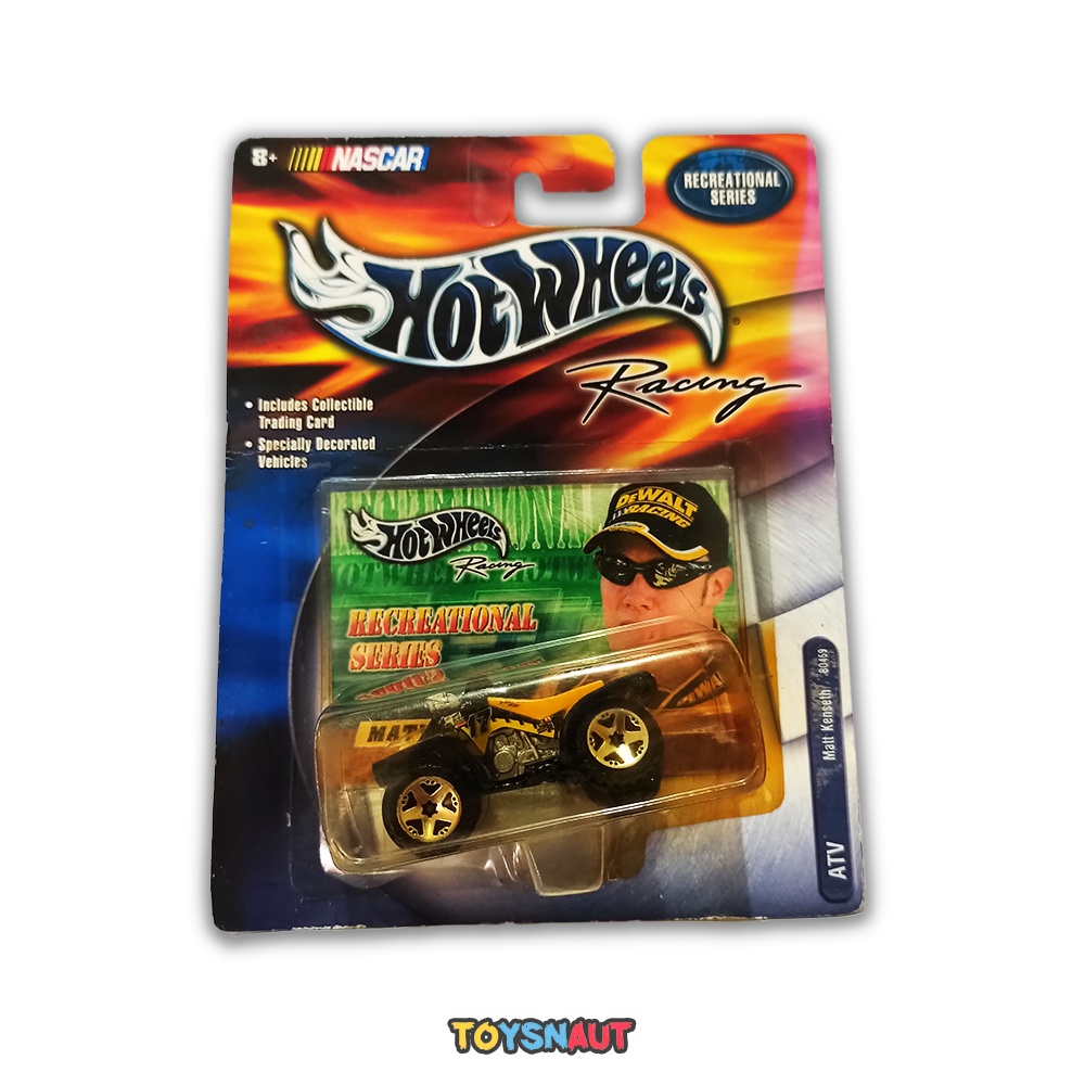 HW HotWheels Racing ATV Matt Kenseth Nascar Recreational Series 2001