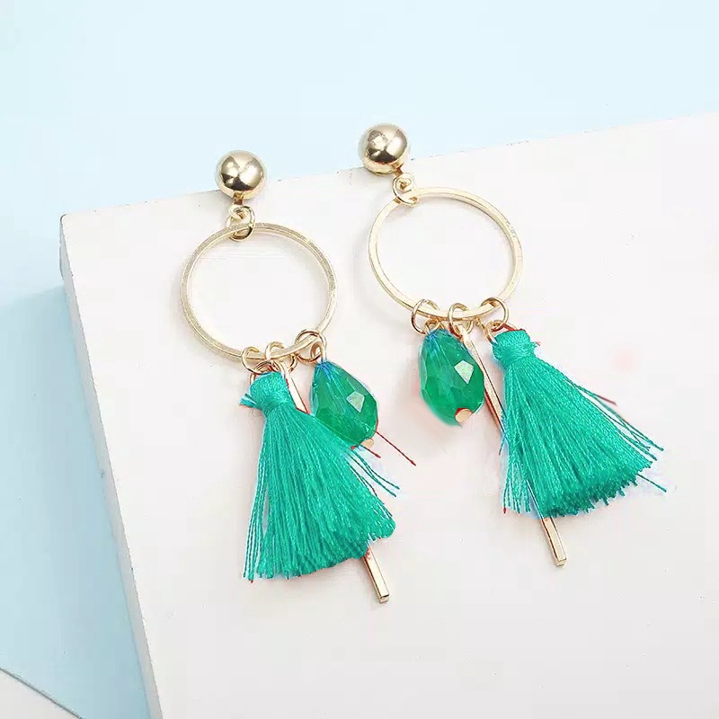 Anting Fashion Wanita Kekinian Aneka Warna  478