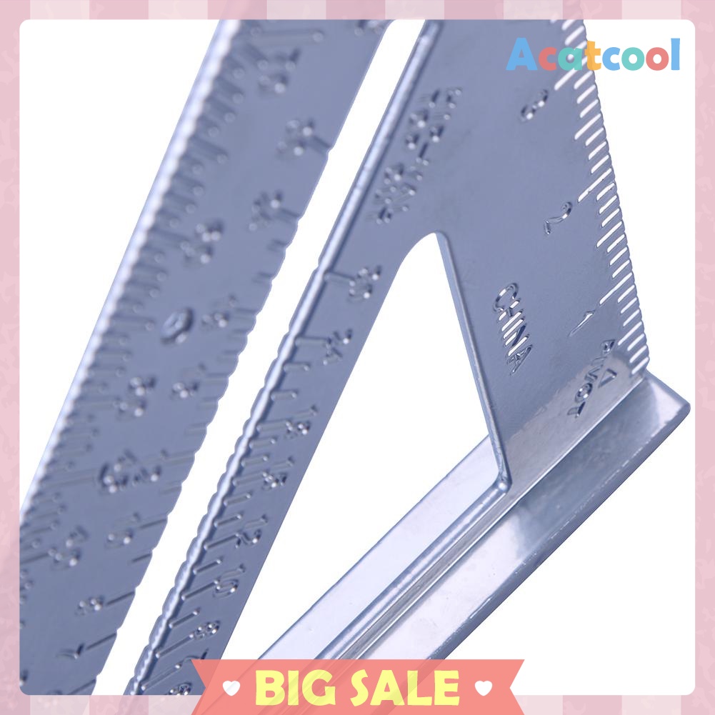 7inch Aluminum Speed Square Triangle Angle Protractor Measuring Tool