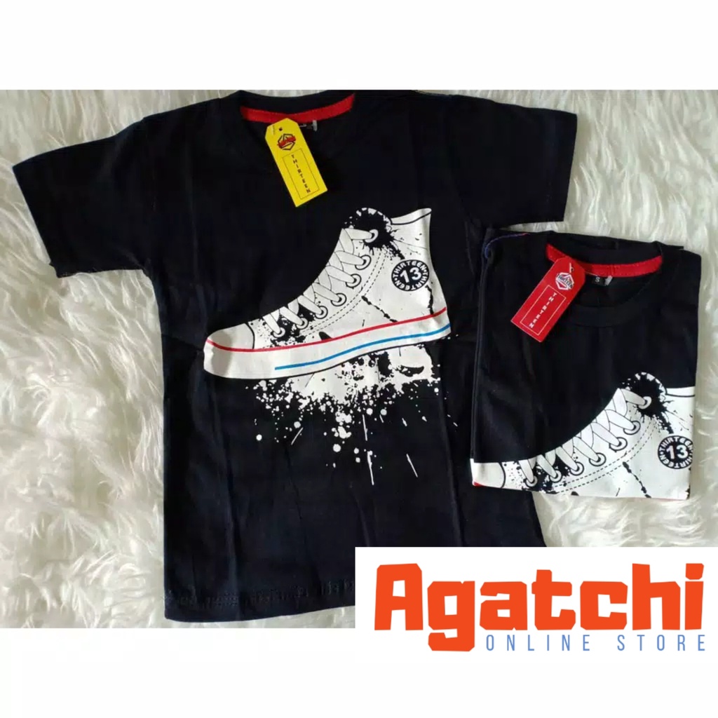 Cuci Gudang Kaos Anak Distro Motif Random