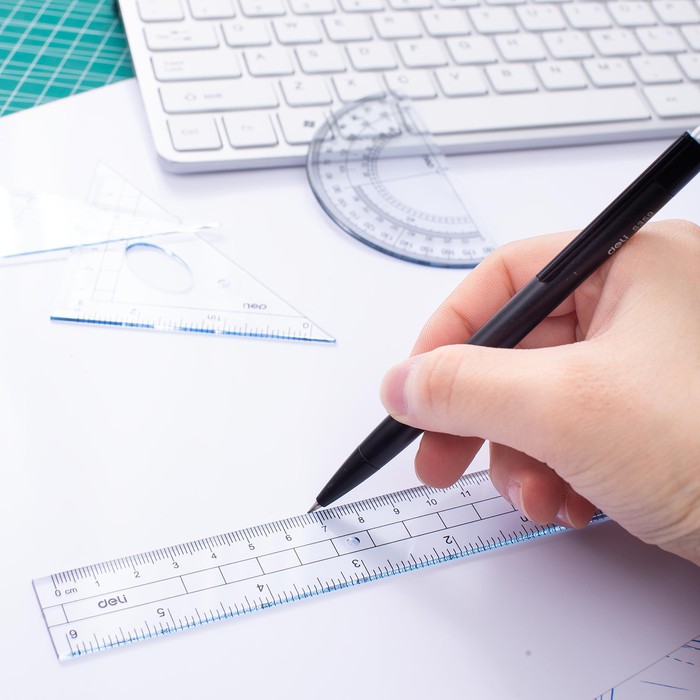 

Murah Drafting Set 4pcs Ruler Set Squares Protractor E9597 Keren