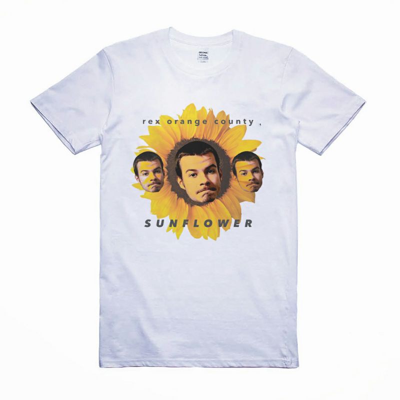 KAOS REX ORANGE COUNTY / SUNFLOWER / KAOS BAND / REX ORANGE COUNTY T-SHIRT / REX ORANGE COUNTY