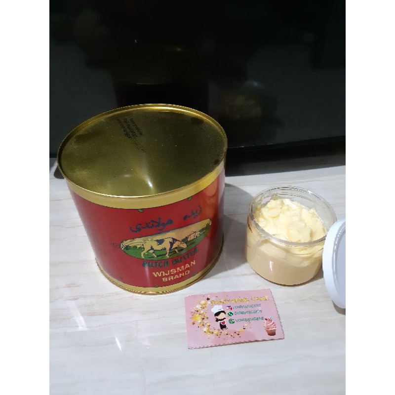

mentega butter repack 250gr wisman wijsman wysman 250gram (menggunakan wadah toples jar)