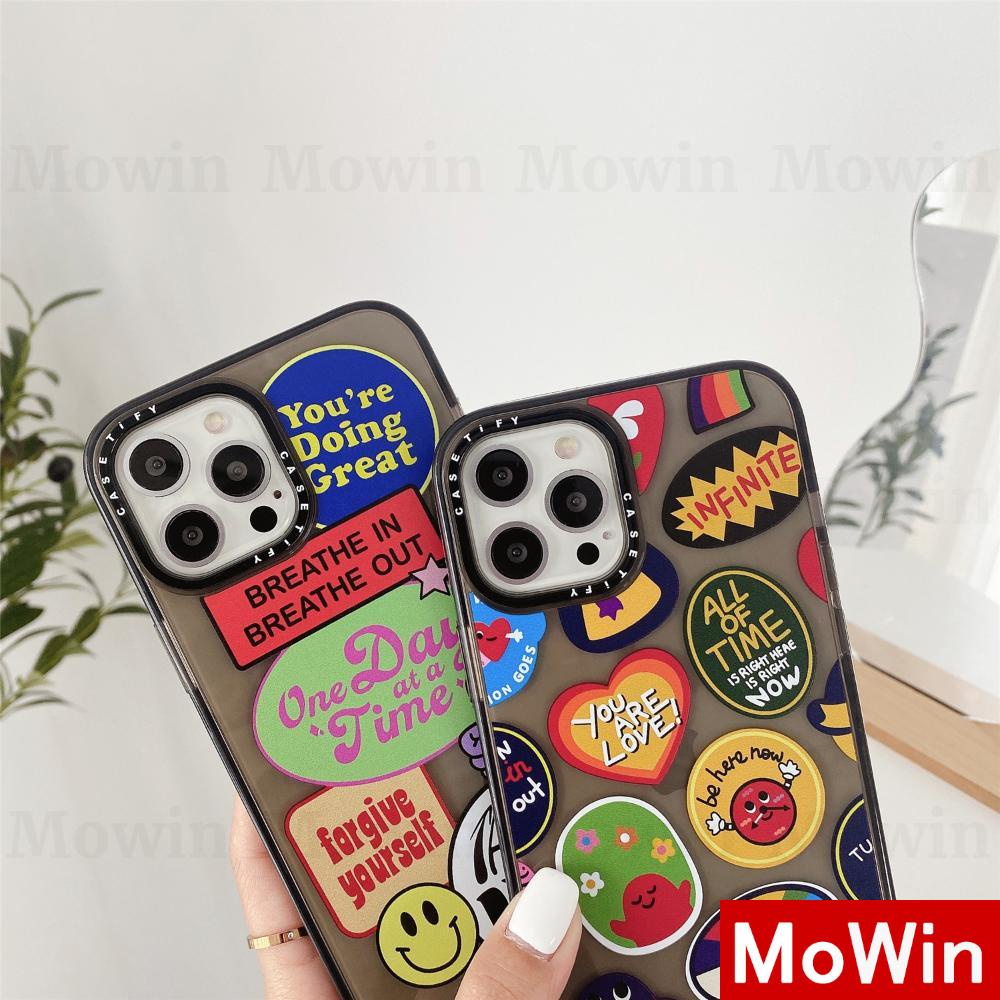 Mowin - iPhone Case Silicone Soft Case Clear Case Shockproof Black Grey Graffiti Compatible for iPhone 11 iPhone 12 Pro Max iPhone 7 8 Plus 8 Pro iphone SE 8plus X 7plus mini 12 Max 11 XS Xr SE2020 MAX