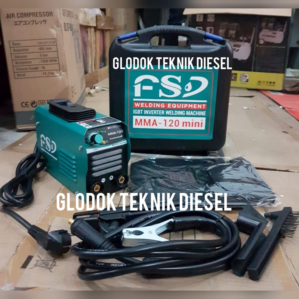 FSD MESIN  LAS  INVERTER MMA 120 A IGBT  MMA 120A KOPER 