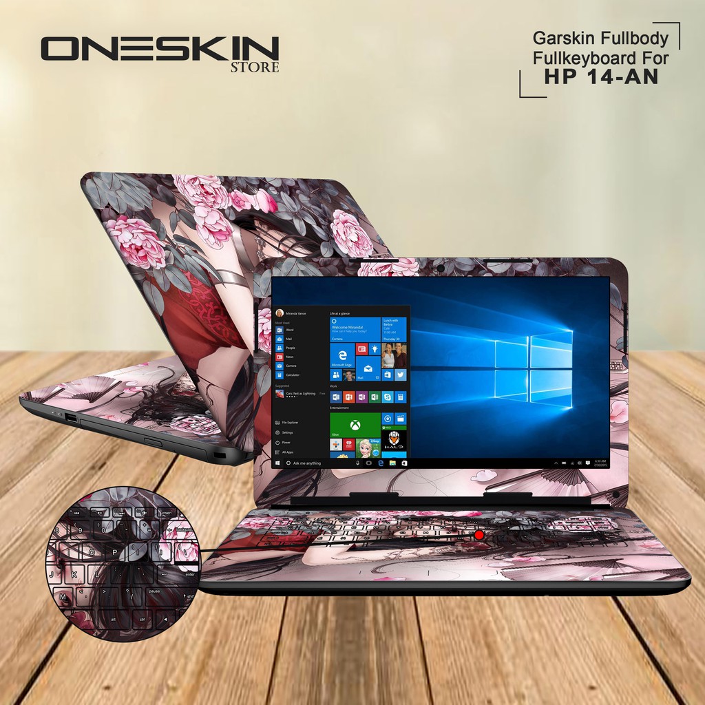 Garskin Laptop Cover Fullbody Hp 14-AN017AU 14-AN018AU 14-AN028AU