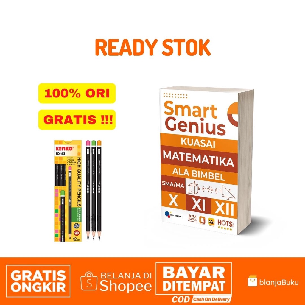 BUKU SMA TOP GENIUS FISIKA,KIMIA,BIOLOGI,MATEMATIKA / SMART GENIUS SMA/MA-SG MATEMATIKA