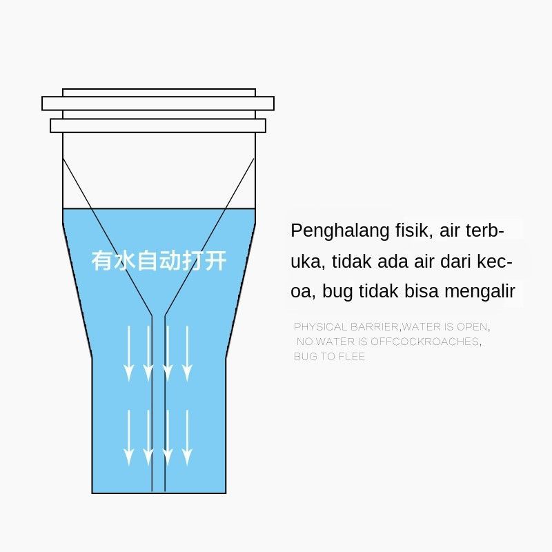 floor drain silikon deodoran anti bau dan serangga untuk wastafel/toilet