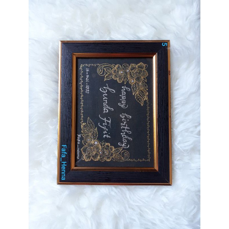henna craft/frame