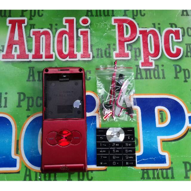 Casing Fullset Sony Ericsson w350 w350i merah