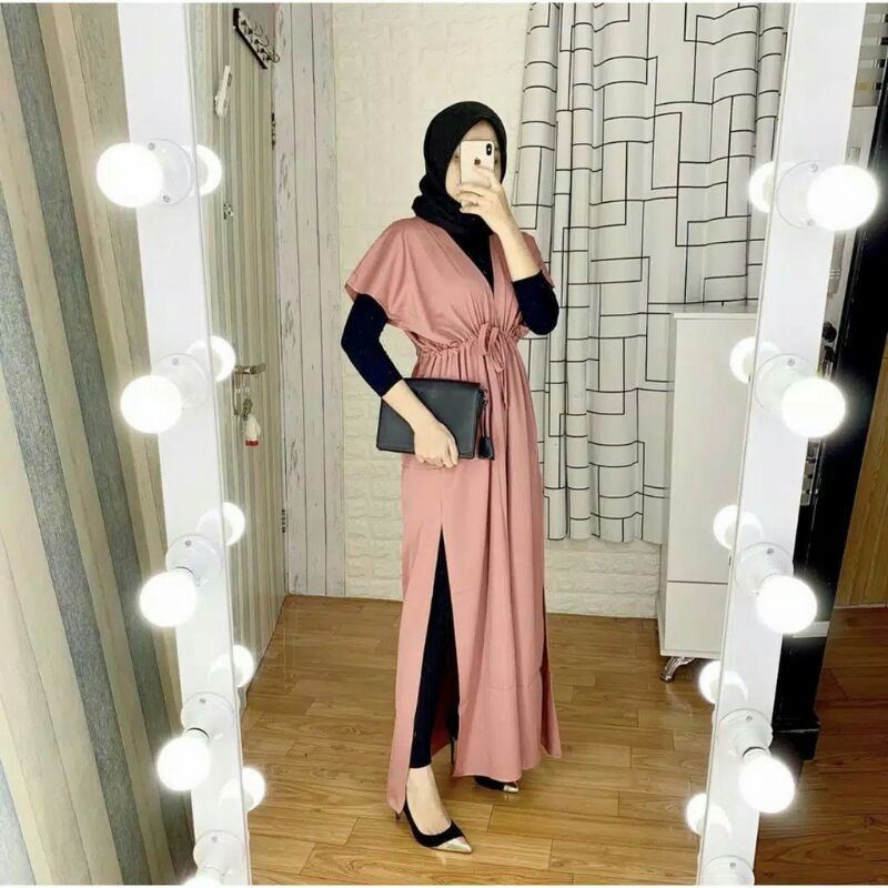 MULAN DRESS OUTER OOTD KONDANGAN MURAH
