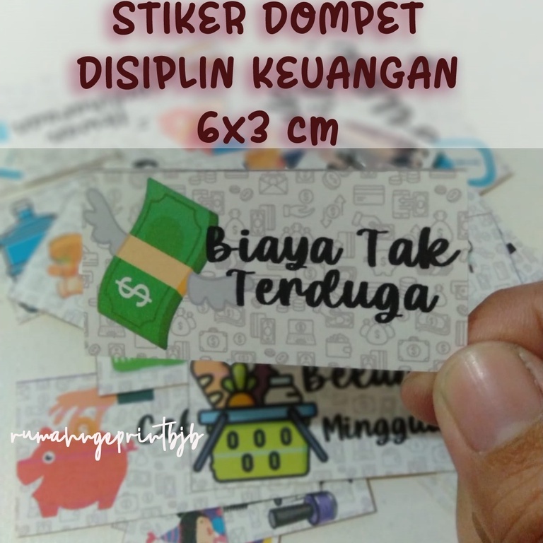 

#1 Stiker Dompet Disiplin Keuangan
