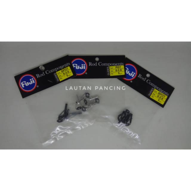 Ujung Joran Marit Fuji / Ring Guide Top Fuji Original Type BPOT(Hitam)  & POT(Putih)