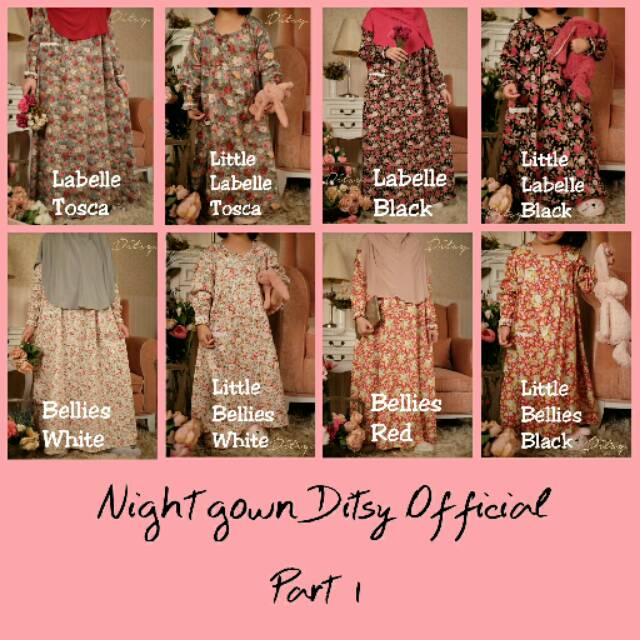 Nightgown Sleepwear by Disty Official