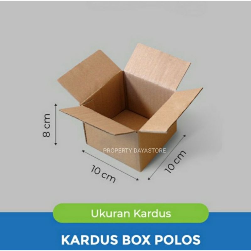 

Termurah KARDUS packing ukuran 10x10x8 polos