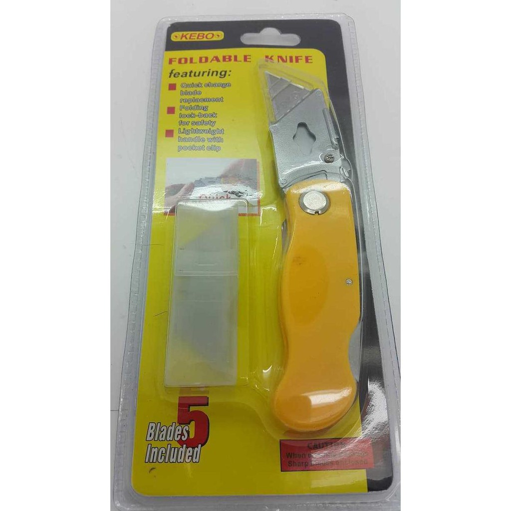 

Folding Cutter Knife / Foldable Knife / Pisau Lipat / Cutter Lipat J-Florens Ayo Beli