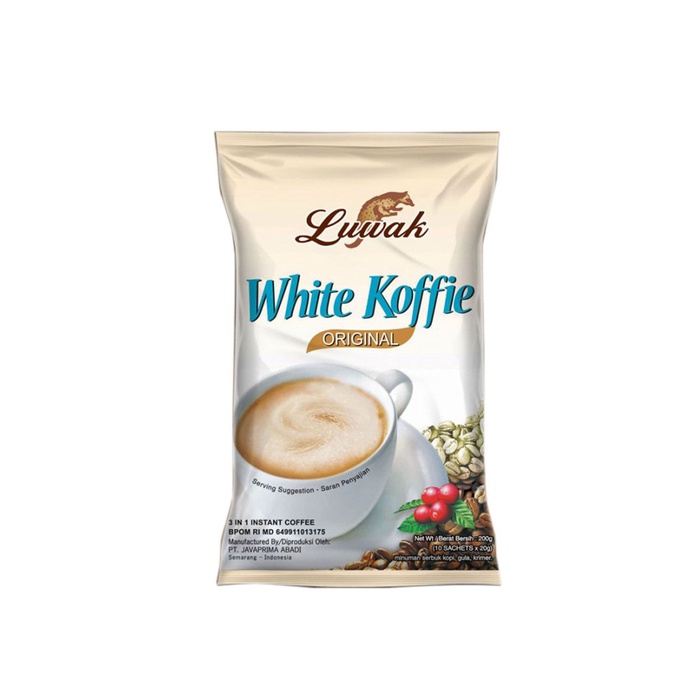 

Luwak White Koffie Original 20gr isi 10'S