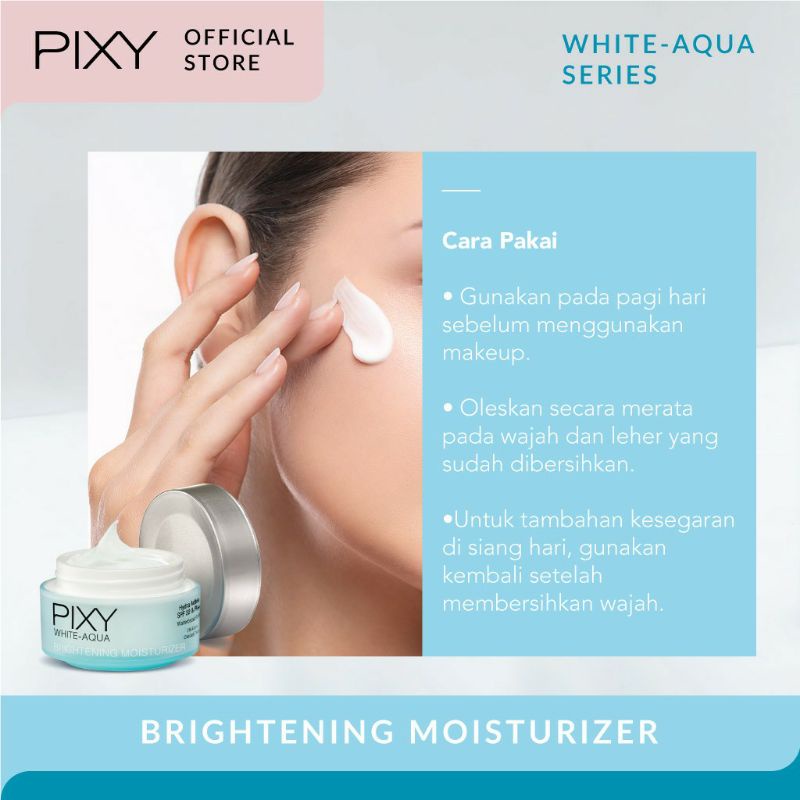 Pixy White Aqua Brightening Moisturizer 18 gr ~ ORIGINAL 100%