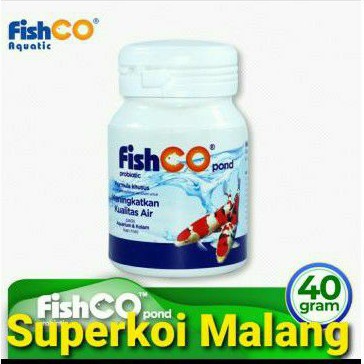 Bakteri Starter Probiotik Fish Co Pond Fishco Obat Garam Ikan Koi